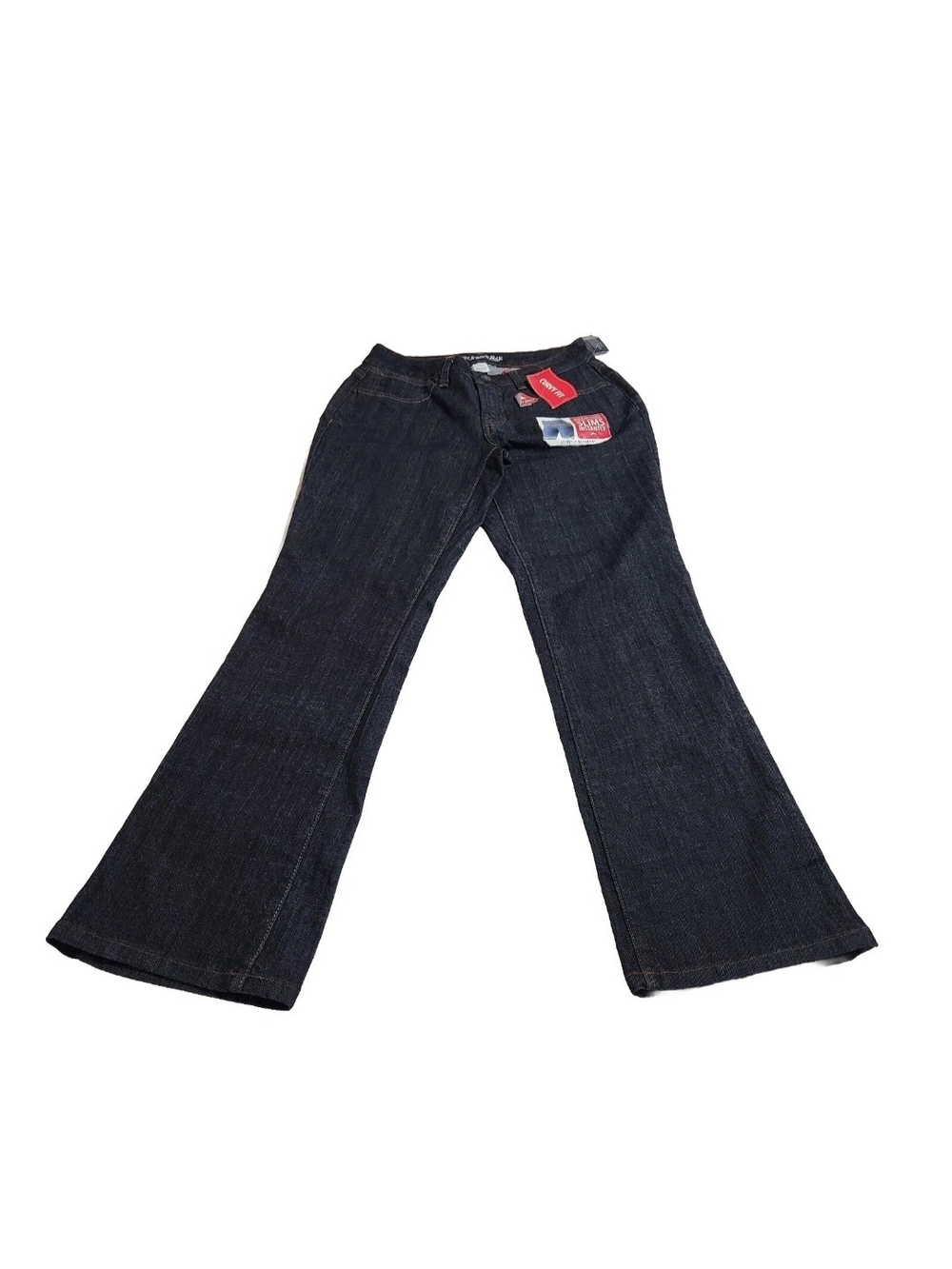 ST JOHNS BAY Womens Size 4S Secretly Slender Curvy Fit Jeans Blue Stretch 07